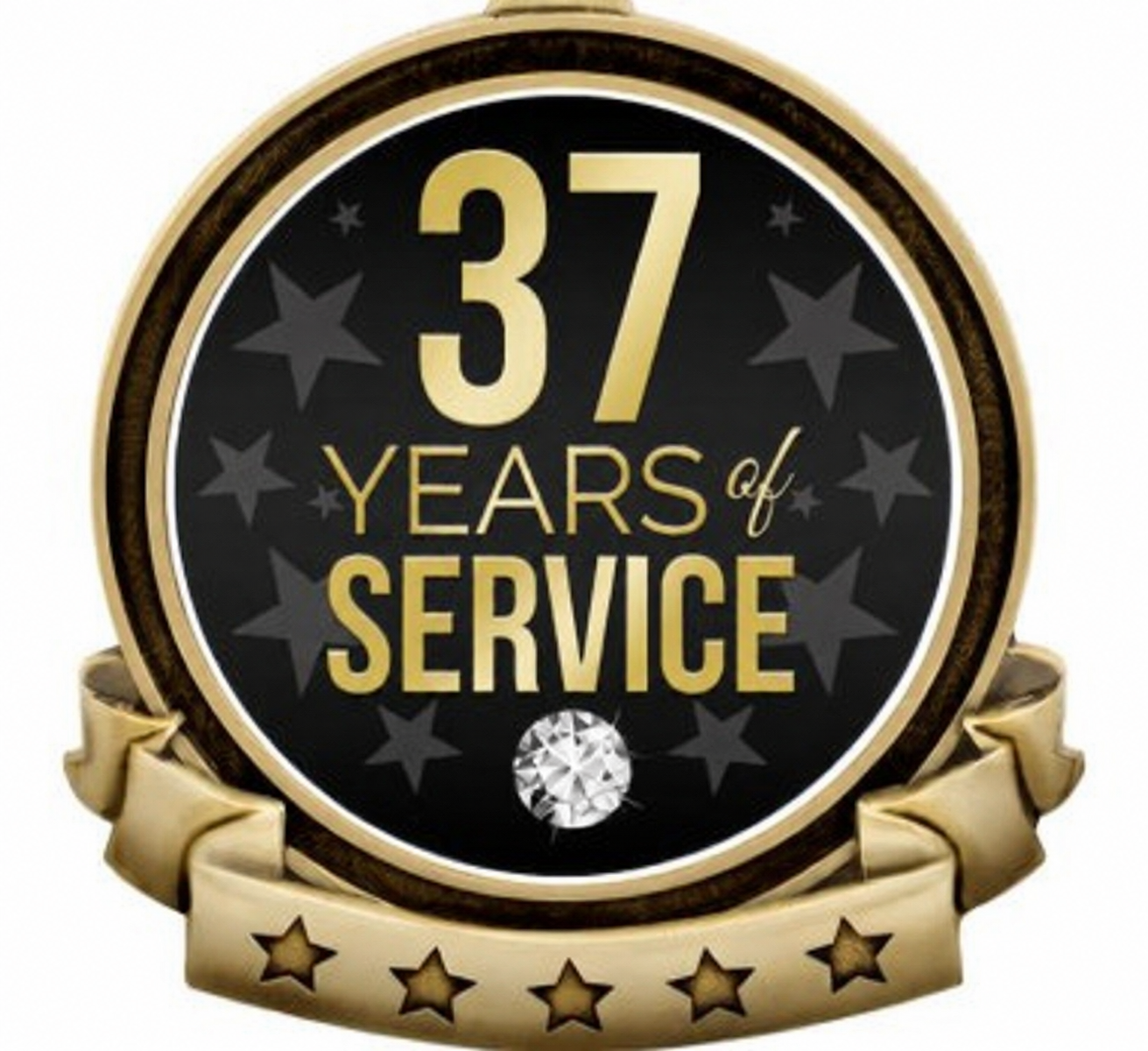 37 Years in Service